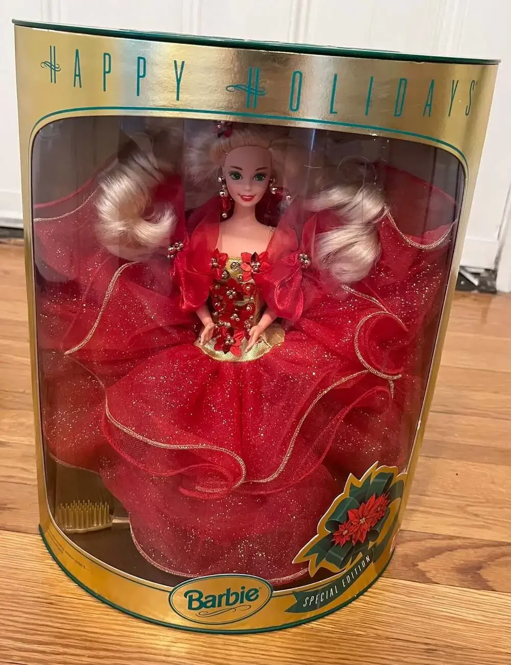 1993 Happy Holidays Special Edition Barbie Doll #10824